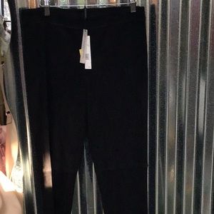 NWT Elie Tahari suede pull on pant / legging.